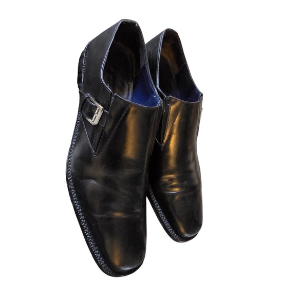 Salvatore Ferragamo Other - Salvatore Ferragamo Single Monk Strap Dress shoes Men's 12D Black